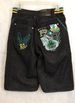Women's Clothing Retro Washed Splicing Loose Jeans Shorts_ecoleips.com