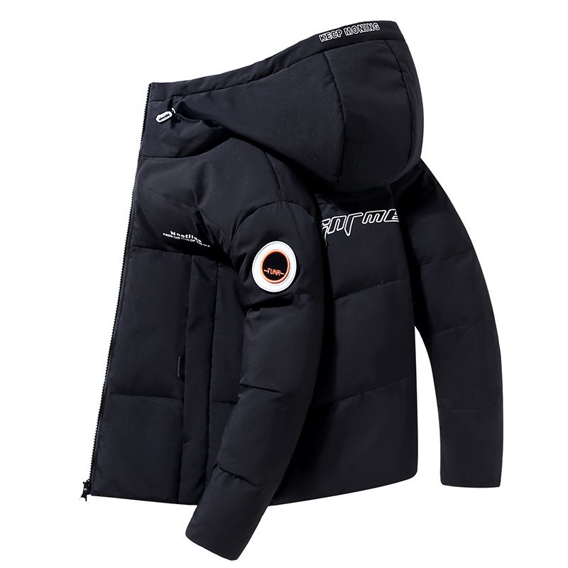 Men's & Women's Gradient Color Down Jacket Winter Coat Thickened Hooded Anti-Cold Parka For Teens_ecoleips.com