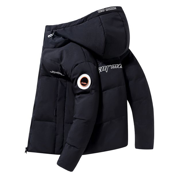 Men's & Women's Gradient Color Down Jacket Winter Coat Thickened Hooded Anti-Cold Parka For Teens_ecoleips.com