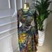 Spring/Summer Elegant Classy Printed Long Dress Women's Cross Border INS European American Style Pleated 2026 Vacation Dress_ecoleips.com