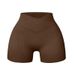 Women's Clothing Waist Thread Seamless High Elastic Three Point Yoga Pants Fitness Pants_ecoleips.com