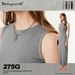 Aria Basics Aria Basics 2025 Summer European And American Retro Kardashian Sexy Hot Girl Sleeveless Black Bodycon Inner Long Dress For Women_ecoleips.com