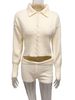 Y00304SM Independent Station European American Women's Fashion Cross-Border 2025 Autumn New Style Turn-Down Collar_ecoleips.com