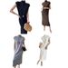 ng2510292 Women's Half-Turtleneck Sleeveless Knit 2025 Autumn/Winter Elegant Mid-Length Over-the-Knee Warm Sweater Dress_ecoleips.com