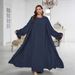 2025 New Muslim Dress Islamic Women's Conservative Two-Piece Set Abaya_ecoleips.com