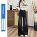 Jiawei 2025 Autumn Stretchy Flared For Women, Vintage Washed Jeans, New Women's Jeans_ecoleips.com