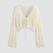 Women's Clothing Spring And Summer Hollow Knitted Cardigan_ecoleips.com