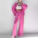 Women's Clothing New Gold Velvet Suit Fashion Zipper Long Sleeve Sports Style Hooded Sweater Zipper Casual Suit_ecoleips.com