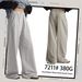 Aria Basics Autumn Winter New Trendy Brand European American Style Snowflake Loose Long Pants Men Washed Vintage Patchwork Casual_ecoleips.com