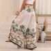 Women's Clothing Boho Printed Palazzo Pants – Flowy Wide-Leg Trousers For Women (White, S-XL)_ecoleips.com