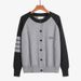Layered Sweater, Women's Cardigan, Round-Neck, Embroidered, Color-Matched, Sleeveless, College-Style, Large Size, Wholes_ecoleips.com