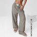 Women's High-Waisted Wide-Leg Pants Casual Striped Trousers Loose Fit Harajuku Style Comfortable Lounge Pants_ecoleips.com
