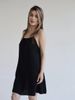 Women's Sexy round Neck Sleeveless Dress Alluring Style Pure Color Loose Fit with Suspender New Summer Fashion Export European_ecoleips.com