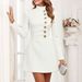 2026 New Spring Women's Clothing, Cross-Border European And American Dresses, Slim-Fit Solid Color Single-Breasted Suit_ecoleips.com