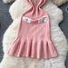 YuooMuoo Brand Fashion Knitted Mermaid Dress 2026 New Elegant V-neck Buttons Ribbed Sweater Dress Lady Bodycon Party Vestidos_ecoleips.com