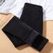 New Winter 2025 Women's High-Waisted Slim-Fit Thickened Warm Stretch Denim Pants With Fleece Lining For Outdoor Wear_ecoleips.com