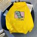 Foreign Trade 2024 Autumn/Winter New Cartoon Print Loose-Fit Student Jacket With Fleece Lining And Hooded_ecoleips.com