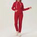 Women's Clothing Women's Autumn Winter Hooded Sweatshirt Casual Fashion Two Piece Set European American Style_ecoleips.com