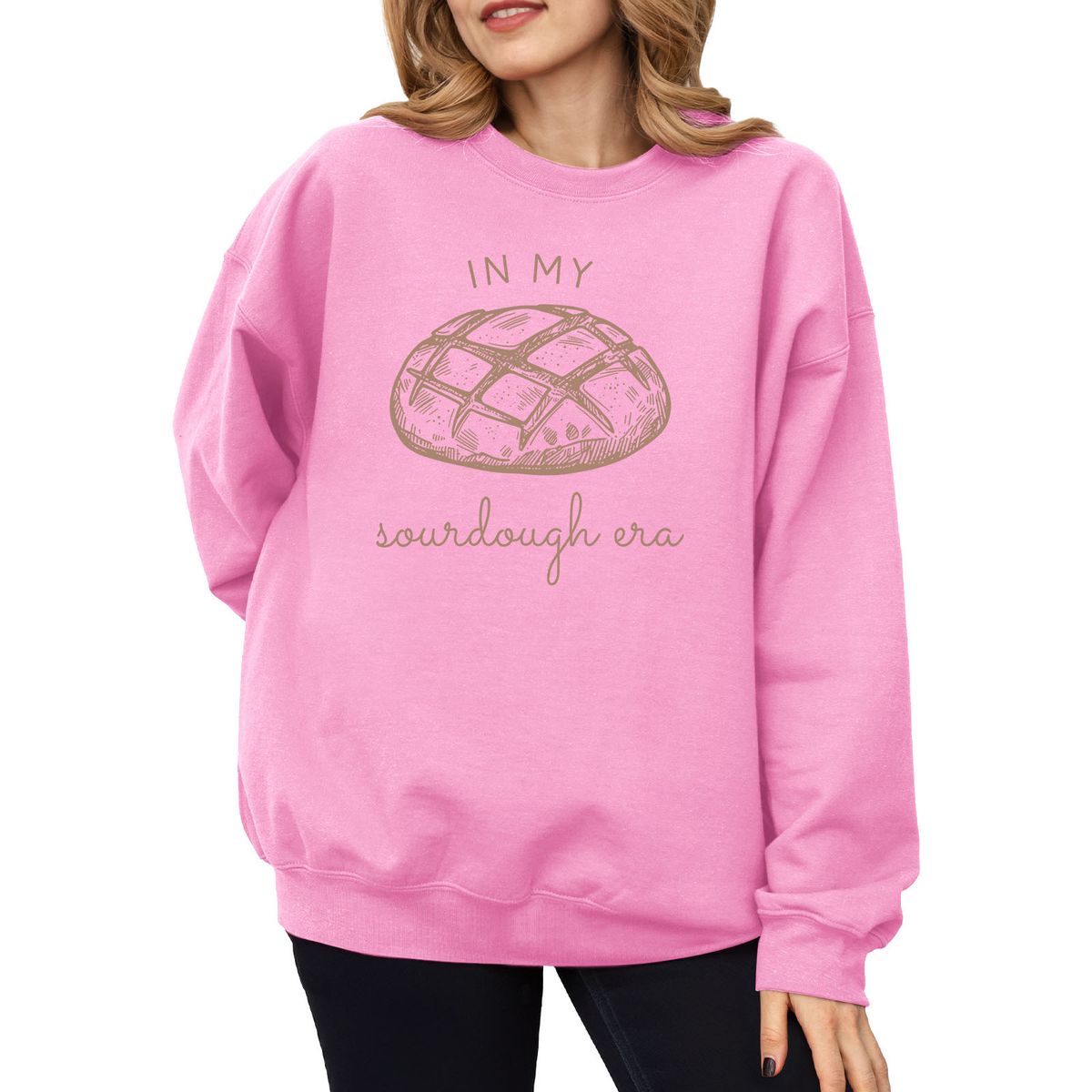 Unisex Oversized Print Letter Long Sleeve Sweatshirt - Soft Fleece Lined Pullover Hoodie For Men & Women (Multiple Colors & Sizes)_ecoleips.com