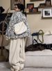 girl New Chinese Style Single-Breasted Color-Block Thickened Women, Loose Mid-Length Cotton Coat For Autumn And Winter,_ecoleips.com