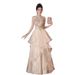 Champagne Ball Gown For Women, Elegant Puffy Princess Party Dress For Pageants, Piano Recitals, Hosting, Banquets_ecoleips.com