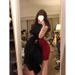 2025 Spring Summer New Pure Desire Sexy Sleeveless Top Slim Fit Base Shirt High Waist Slimming Bodycon Short Skirt For_ecoleips.com