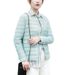 Winter Suyu New 90 Women's Round Neck V-Neck Long Sleeve Inner Solid Color Down Jacket Simple Coat_ecoleips.com