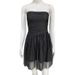 Women's Clothing hot selling new dresses Sexy mesh splicing one shoulder tube top backless short skirt for women_ecoleips.com