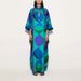 Women's Clothing Round Neck Tie Print Dress Intellectual Style American Summer New_ecoleips.com