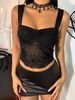 Spider Web Mesh See through Slim Fit Sleeveless Vest Top for Women Sexy Hot Girl European And American Cross Border 2026 New_ecoleips.com