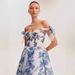 New Off Shoulder European And American Women's Fashion Organza Fairy Long Temperament Evening Dress_ecoleips.com