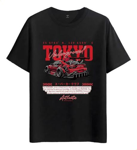 Women's T-Shirts Tshirt Muscle Freaks Tokyo Underground Car Style_ecoleips.com