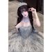 Women's Heavy Duty Evening Gown Sparkling Galaxy Dazzling Dress for Student Birthdays Coming of Age Ceremonies Art Exams Hosting Wedding Princess Wear_ecoleips.com