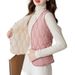 Aria Basics Fleece-lined Thickened Down Cotton Vest For Women, 2025 New Autumn And Winter Warm Vest, Close-fitting Inner Wear Or_ecoleips.com