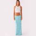 Summer New Arrival Women's Trendy Beaded Sequined Embroidered Bodycon Slimming Long Skirt_ecoleips.com