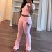 Printed Short Sleeve Long Pants Set Sexy Hot Girl Outfit_ecoleips.com