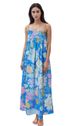 2025 Summer New European And American Style Commuting Printed Camisole With High Waist Belt A-line Elegant Long Dress_ecoleips.com