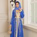 Modest Abaya Dress Elegant Embroidered Abaya – Flowy Open-Front Robe With Intricate Embroidery_ecoleips.com