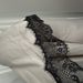 Elegant Lace Trim Long Sleeve Dress Slimming A-Line Wrap Style for Women in Silver Gray Black White Sizes S M L XL_ecoleips.com