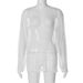 European And American Best-Selling Women's Clothing 2026 Spring New Fashion Sexy See-Through Loose Round-Neck T-Shirt_ecoleips.com
