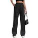 Women's New High Waist Loose Comfortable Wide Leg Pants Casual Sports Pants Straight Leg Pants For Women_ecoleips.com