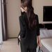 Elegant And Dashing Host Autumn Winter Professional Formal Wear Goddess Style Suit Set For Women Thickened Blazer Jacket_ecoleips.com