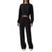 Aria Basics Aria Basics New European American Style Cross-border Bestseller: Spring-summer Women's 2-piece Sportswear Set With Front-fold_ecoleips.com