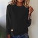 2026shein Cross-border European American Independent Site Autumn And Winter New Round Neck Long Sleeve_ecoleips.com