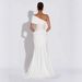 European American Socialite Style Slim-fit, Waist-accentuating, Asymmetrical Neck, Backless, Sexy And Elegant_ecoleips.com