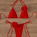 Women's Clothing Women's Split Swimsuit Women's Solid Color Three Dimensional Flower Sexy Bikini_ecoleips.com