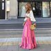 New European And American Cross-Border Skirts 2023 Bohemian Resort Style Printed Flared Skirt For Women_ecoleips.com