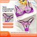 Aria Basics Popular European American Lingerie Set For Women, Sexy Underwear With Embroidered Lace In Purple-red, Alluring And_ecoleips.com