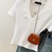 Women's Clothing Summer New Pure Desire Slim Short Design Sense V Neck Straight Shoulder T Shirt Bottoming Shirt Top_ecoleips.com