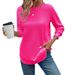 Autumn/Winter Casual Fashion Women's Solid Color Round Neck Long-Sleeve Hoodie_ecoleips.com